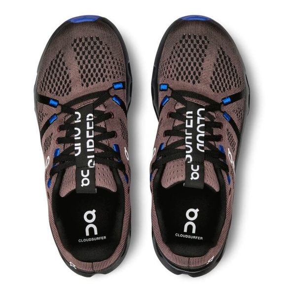 On Running Cloudsurfer Women in Dark Purple and Black Size 7 Preowned Ultra Soft - Picture 8 of 9